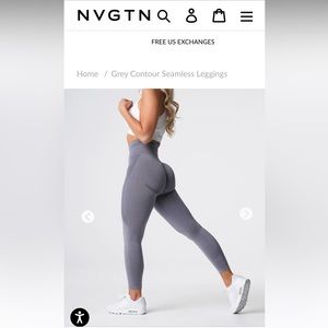 NVGTN Seamless Contour leggings M gray